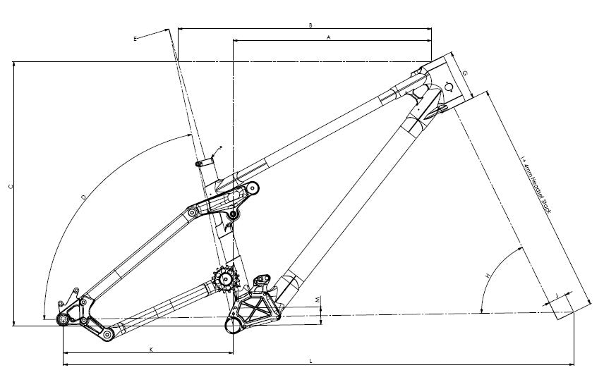 Kavenz VHP X frameset - Standard drivetrain